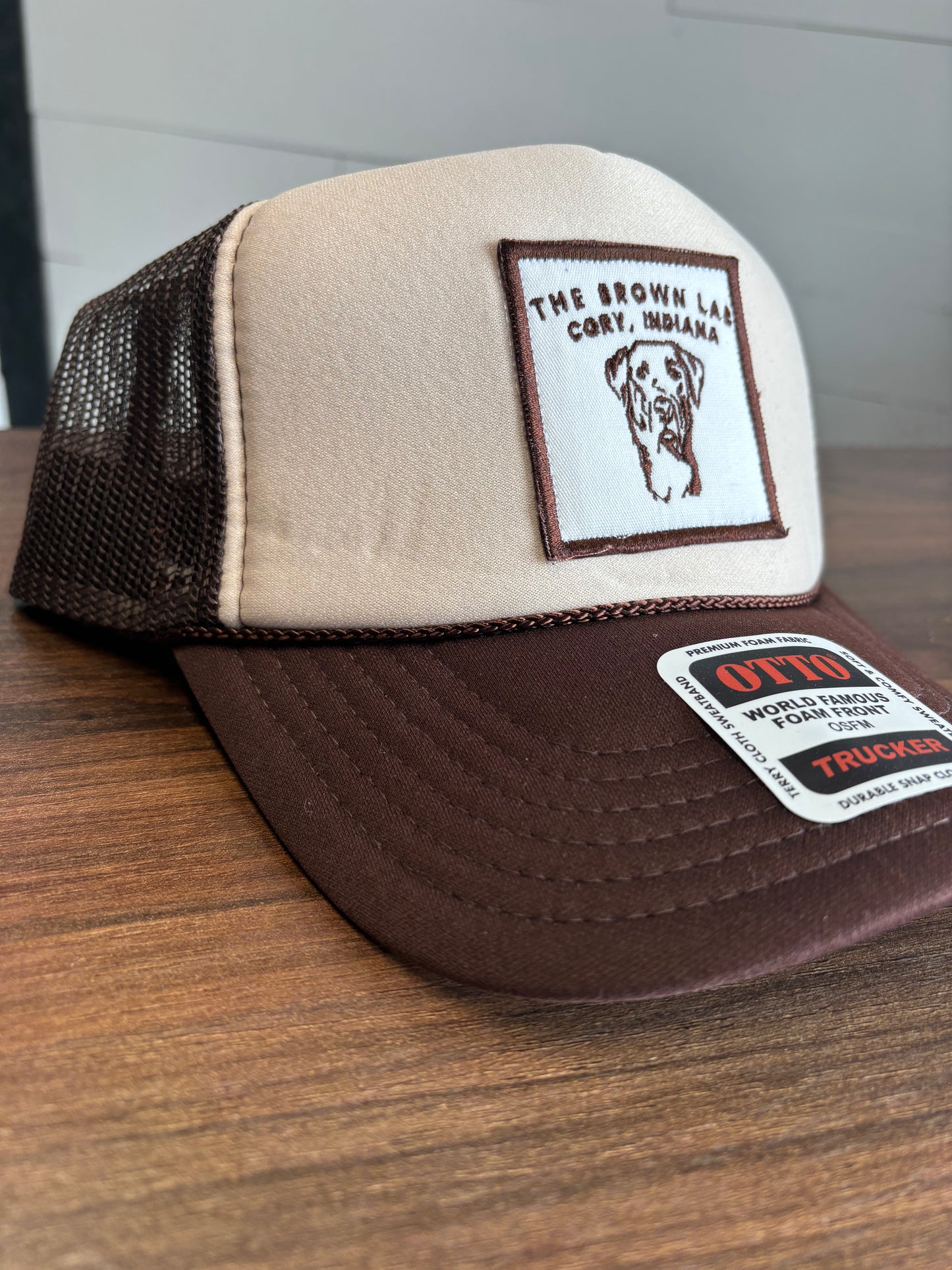 Light Brown Patch Hat