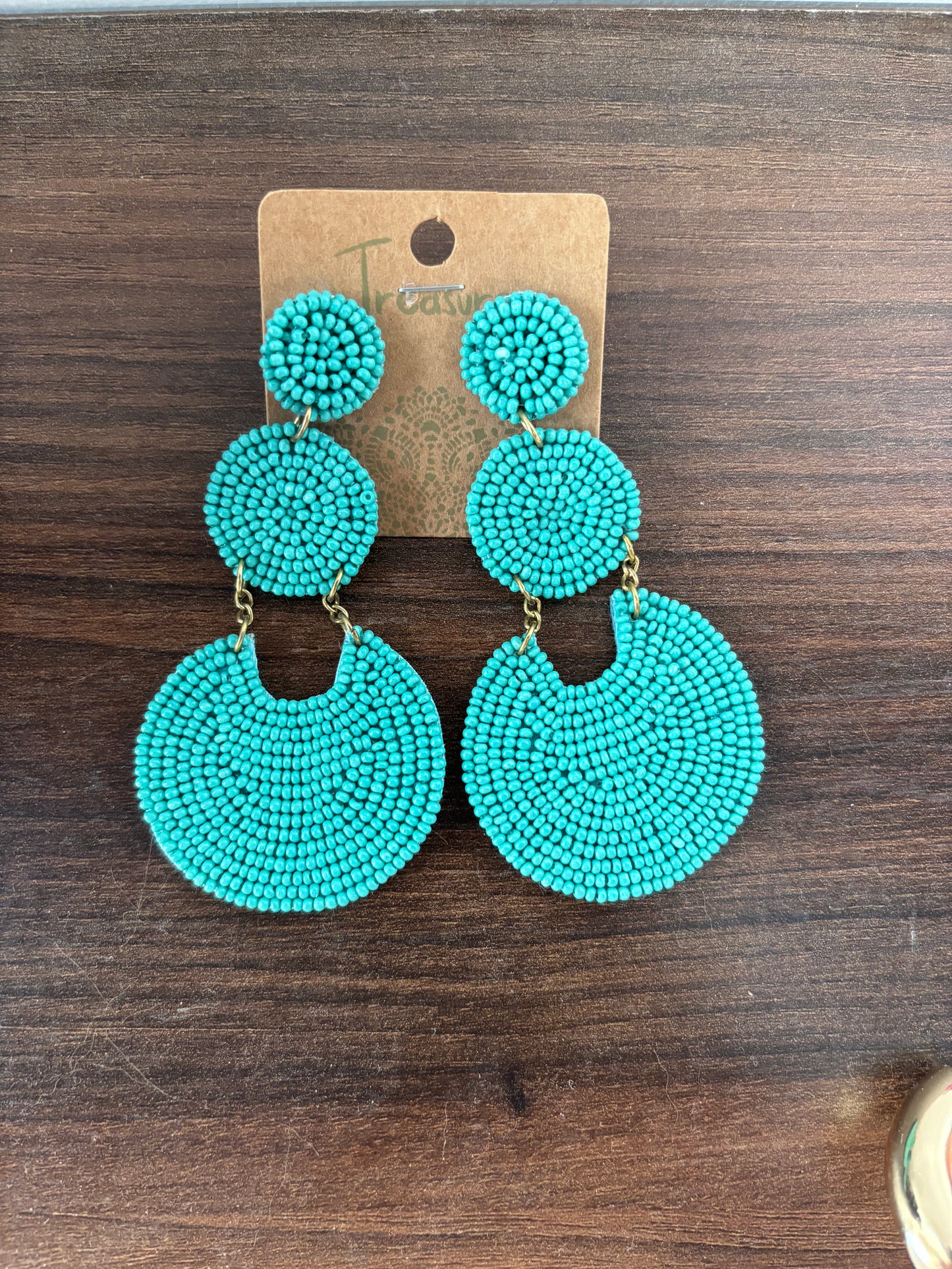 Teal Chelsea Earrings