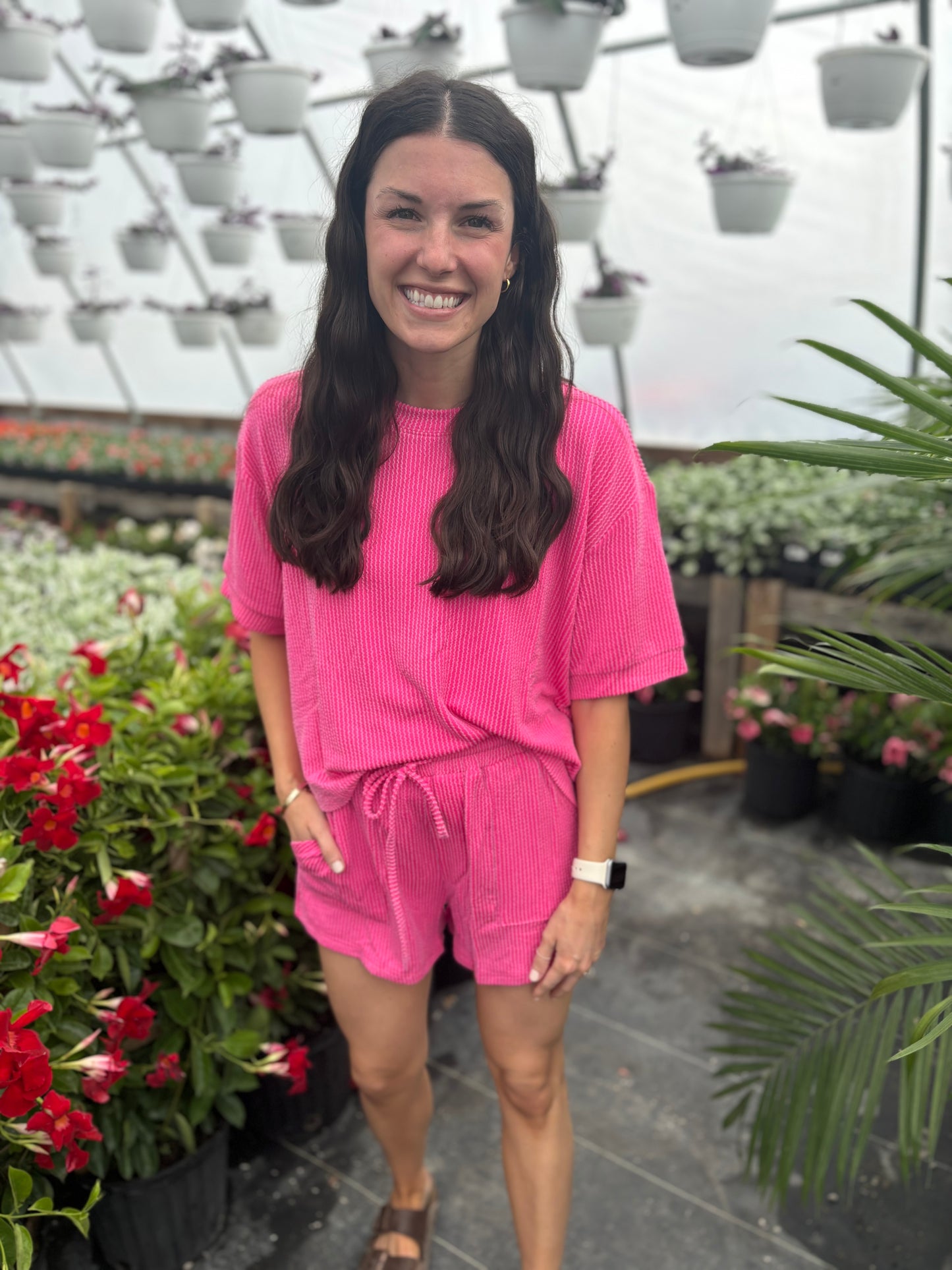 Hot Pink Short Set