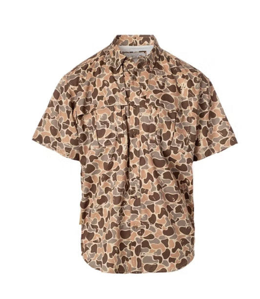 Woodlands Camo Button Up