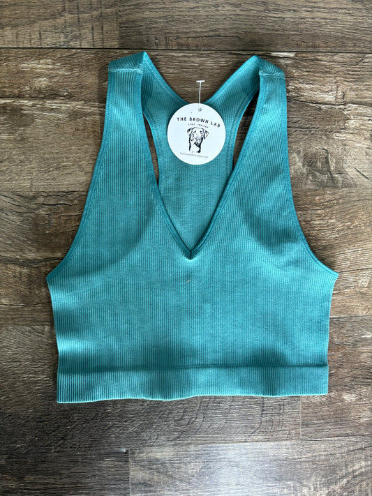 Dusty Teal Ashleigh Tank